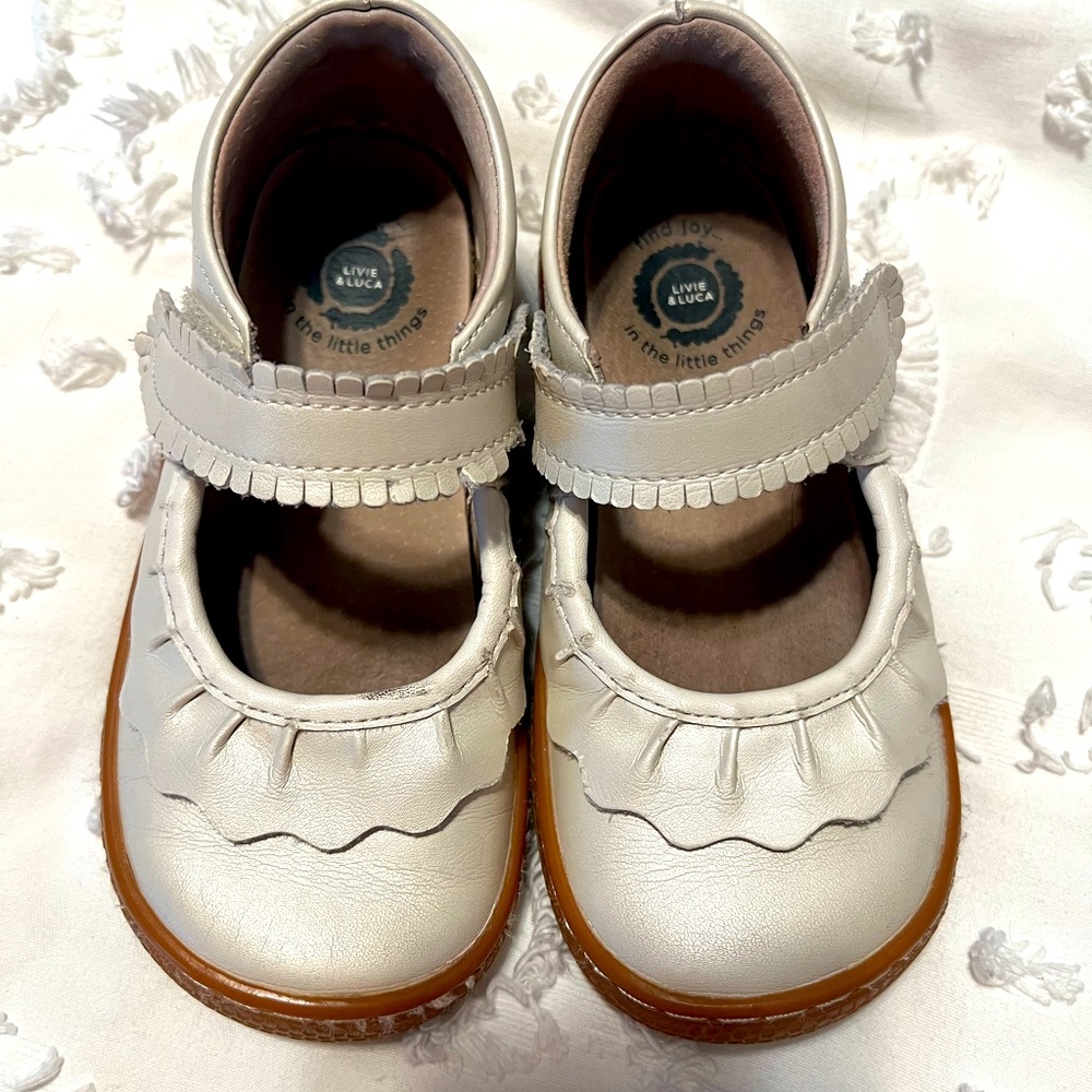 Livie & Luca Ruche Mary Jane Girls Shoe